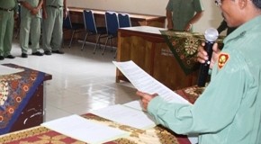 Kepala Kemenag Karo Lantik Lima Pejabat